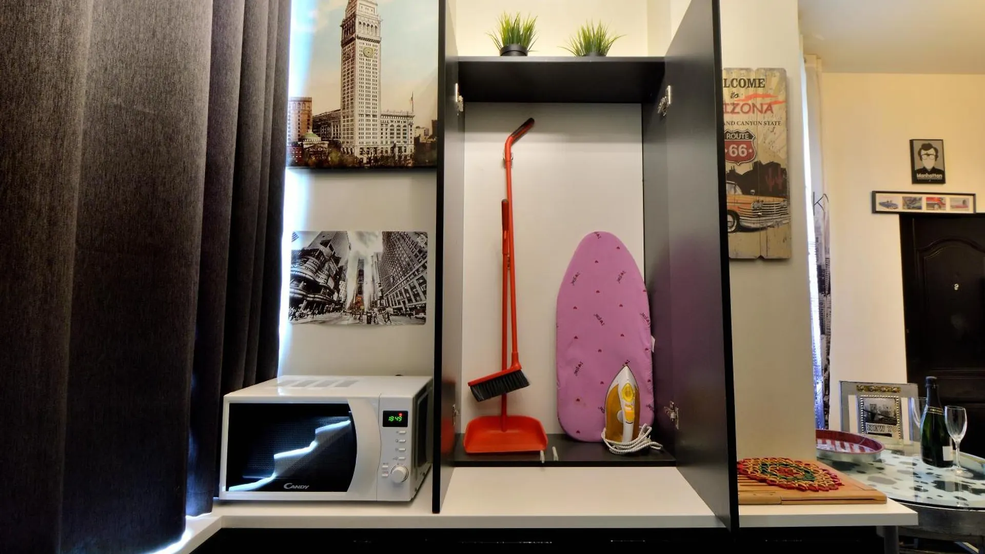 Stupendo Appartamento Di Design A Tema America- Potente Wi-Fi Ottimo Il Collegamento Con Aeroporto Di Malpensa E Rho Fiera, Vicino Alla Metro Μιλάνο
